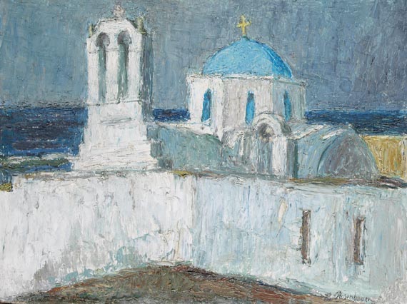 Theodor Rosenhauer - Kirche am Meer, Paros