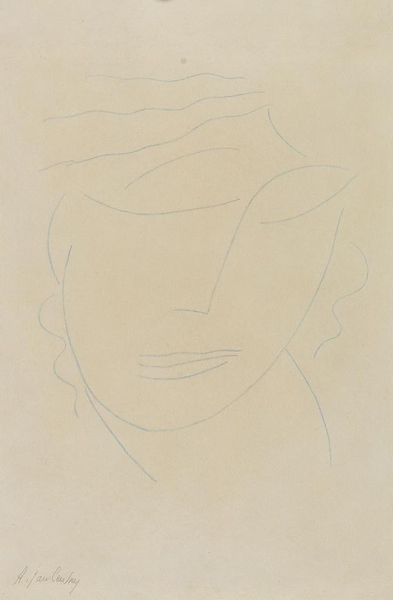 Alexej von Jawlensky - Frauenportrait