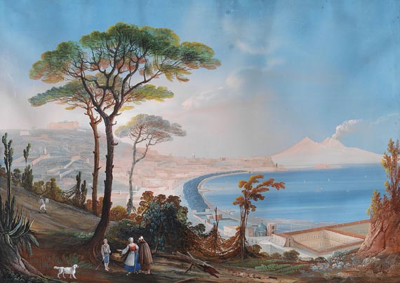 Jacob Philipp Hackert - Nachfolge - Die Bucht von Neapel