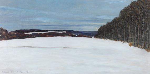 Richard Pietzsch - Winterabend, Wolfratshausen