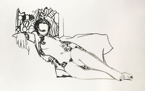 Tom Wesselmann - Monica nude with Matisse