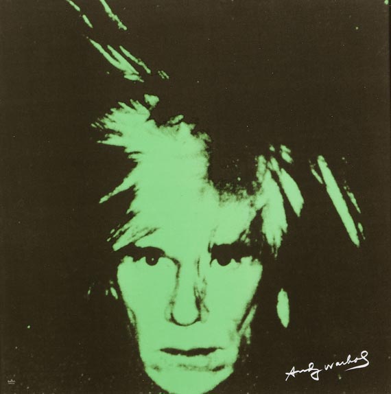 Andy Warhol - Nach - Rosenthal Wand-Objekt "Andy Warhol grün"