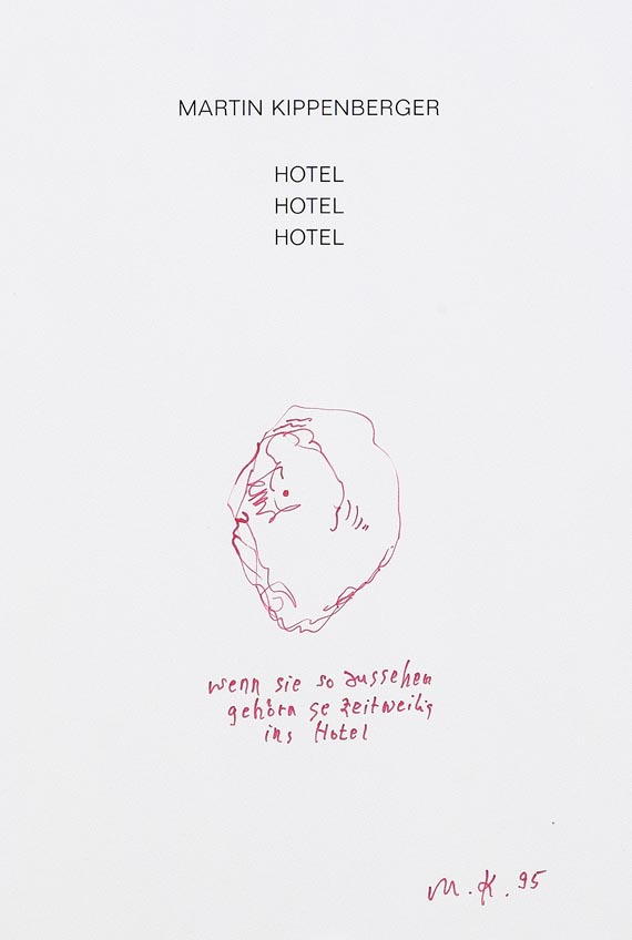 Martin Kippenberger - Ohne Titel (Hotel Hotel Hotel)