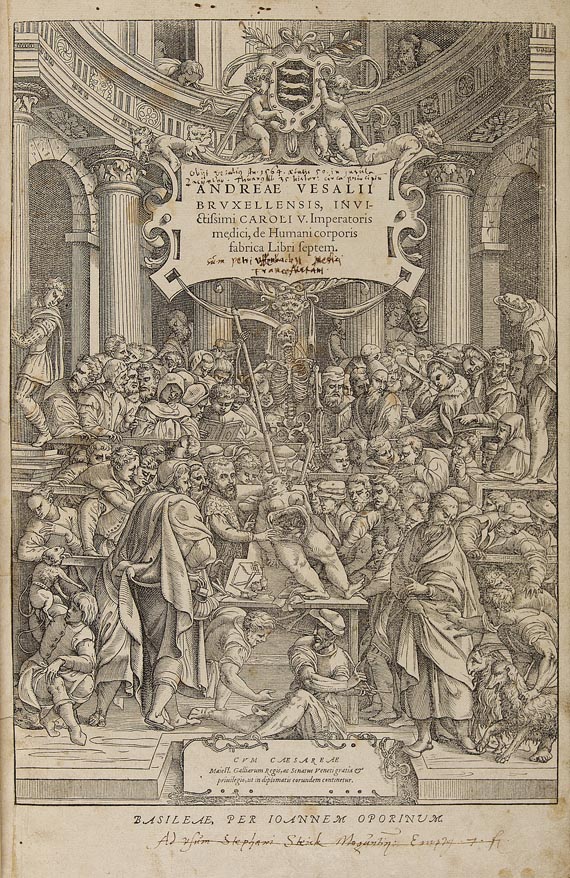 Andreas Vesalius - De humani corporis. 1555