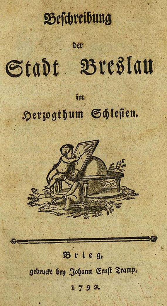  Polen - Zimmermann, F. A., Beschreibung der Stadt Breslau. 1792