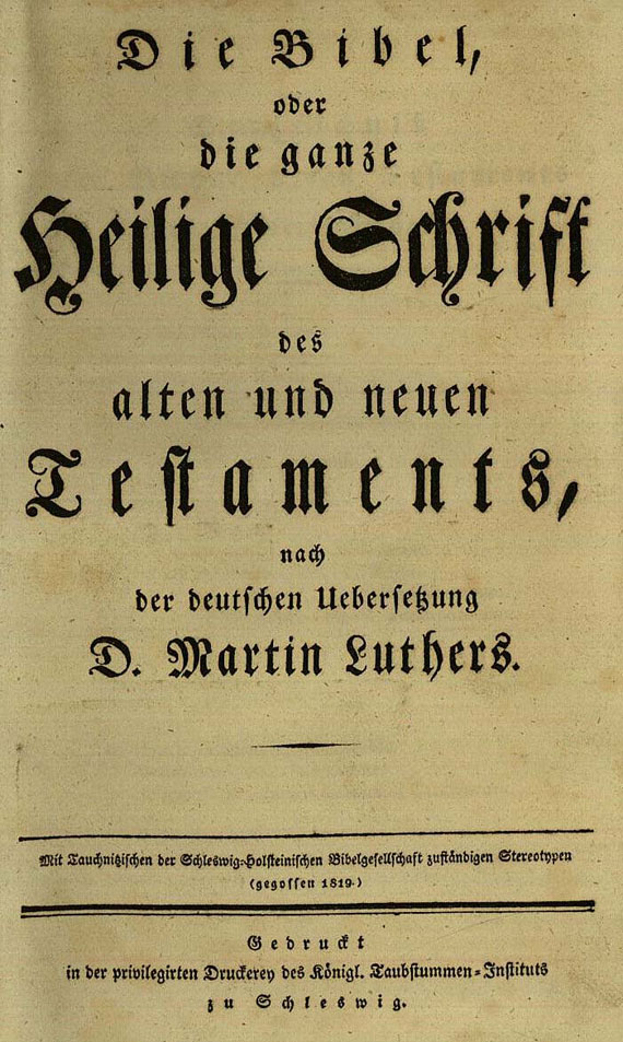  Biblia germanica - Biblia, 1819.