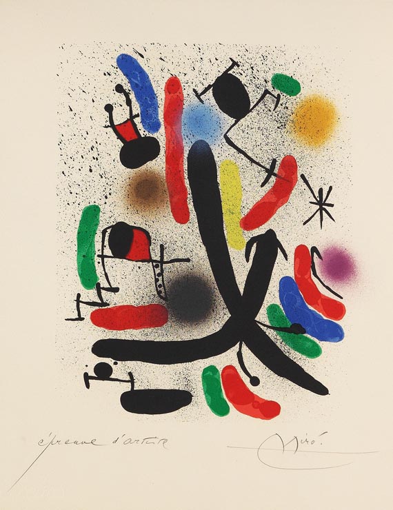 Joan Miró - Aus: Joan Miró Lithographe I