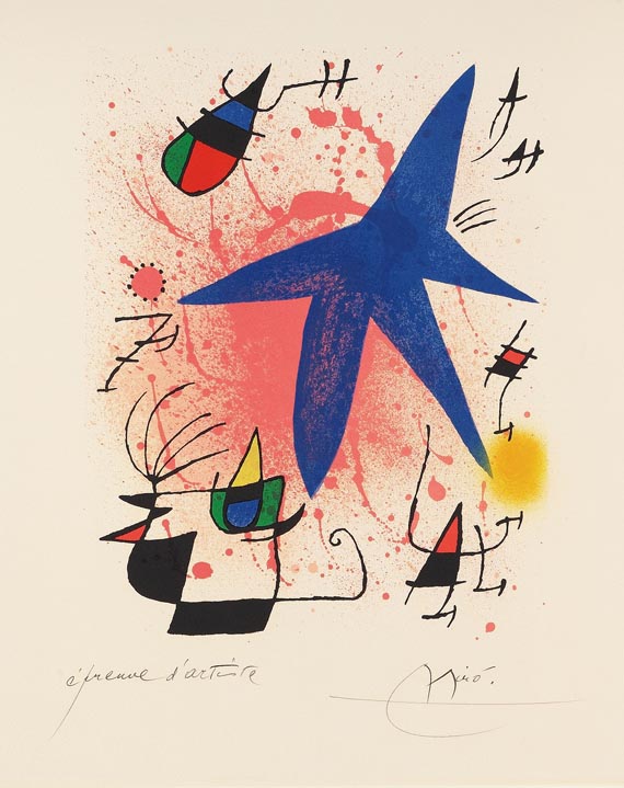 Joan Miró - Aus: Joan Miró Lithographe I