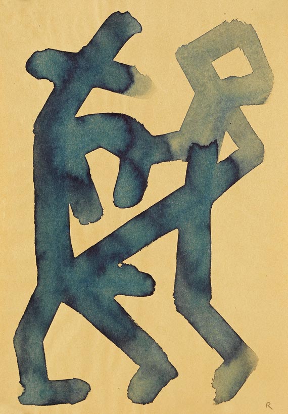 A. R. Penck (d. i. Ralf Winkler) - Paar