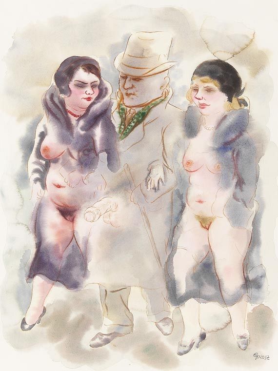 George Grosz - Spaziergänger