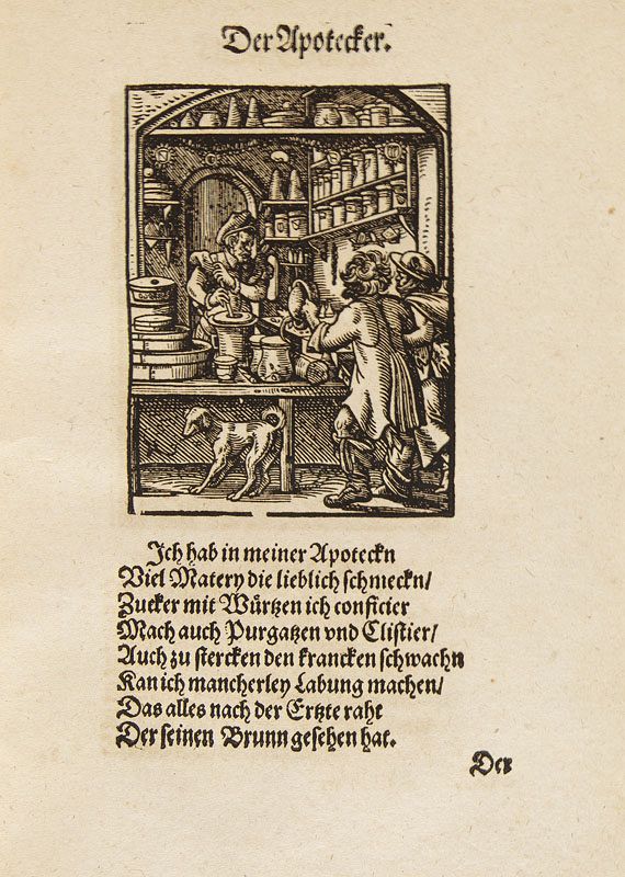 Hans Sachs - Beschreibung aller Stände. 1574.