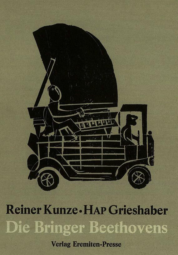 HAP Grieshaber - Gal. Geh durch den Spiegel Folge 39, 1964 + 4 Beigaben, zus. 5 Tle.