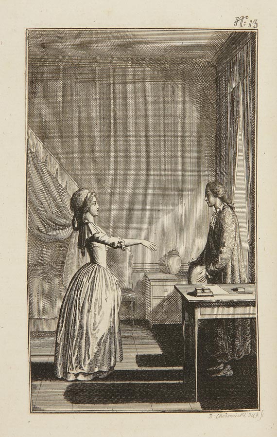 Daniel Chodowiecki - Richardson, Clarissa Harlowe, 10 Bde. 1785. (121)