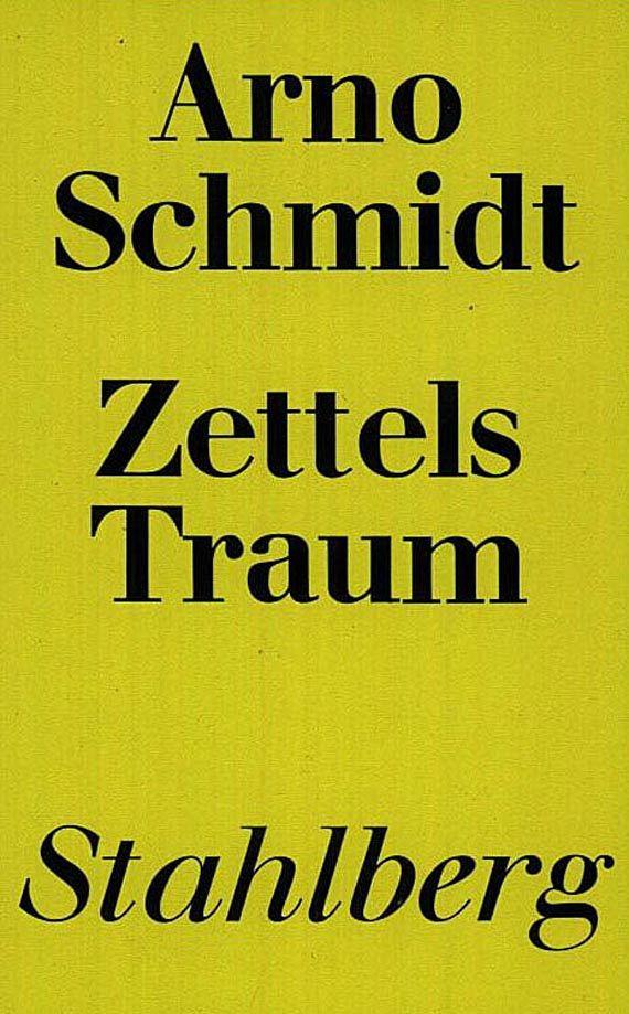 Arno Schmidt - Zettels Traum. 1963.
