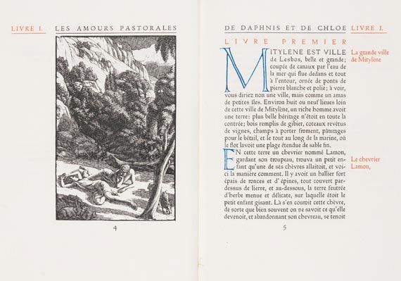 Ashendene Press - Les amours pastorales. 1933.