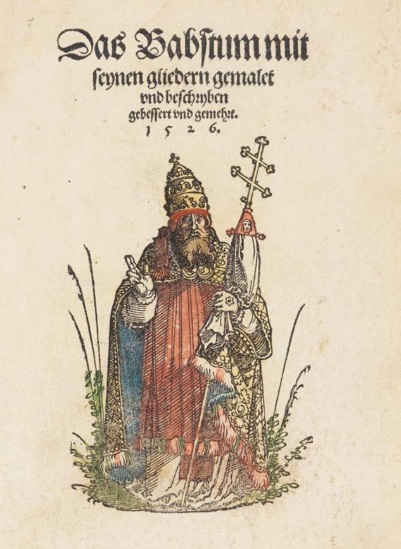 Martin Luther - Das Babstum. 1526 - Weitere Abbildung