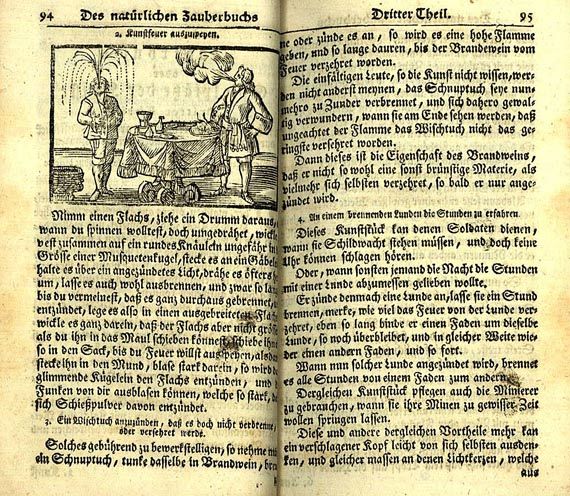   - Natürliches Zauber-Buch, 1. Teil. 1762