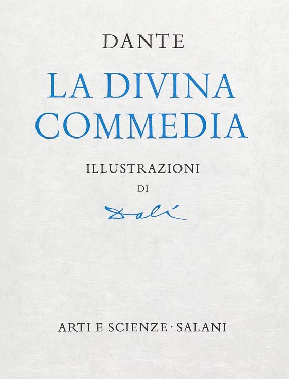 Salvador Dalí - Dante, Divina Commedia. 9 Bde. (Ldr.-Schuber) 1964 - Weitere Abbildung
