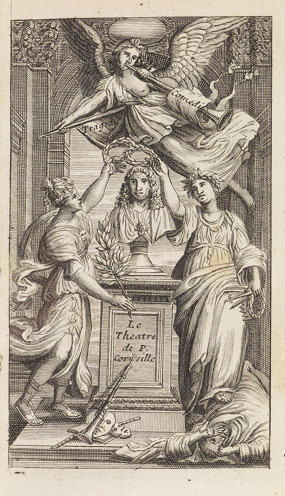 Pierre Corneille - Le Theatre. Poems. 9 Bde., 1669-1682. - Weitere Abbildung