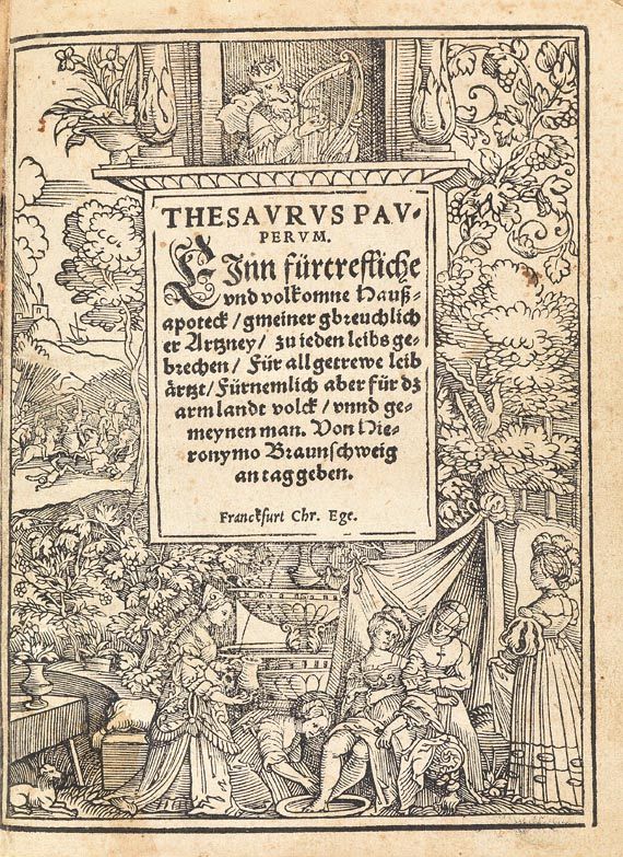 Medizin - Artzneybuch (Sammelbd.). 1537-95.