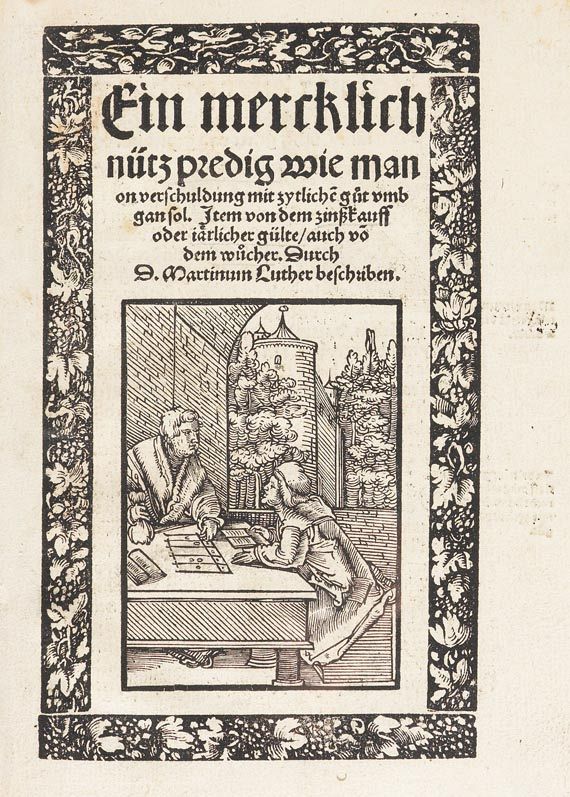 Martin Luther - Ein mecklich nütz predig. 1520 - Weitere Abbildung