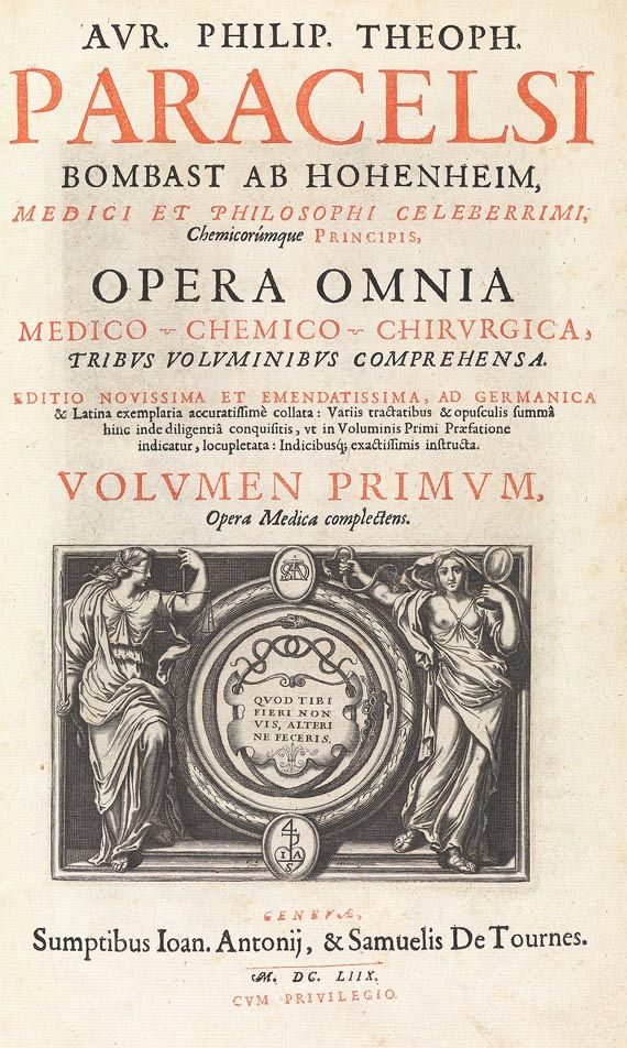   - Paracelsi. 2 Bde., 1658. stockfl.