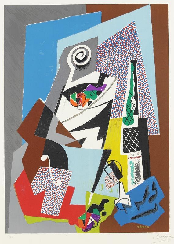 Gino Severini - Natura morta a Violino