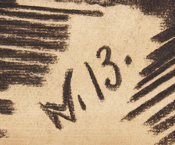 Wilhelm Morgner - Mann in Landschaft - Weitere Abbildung