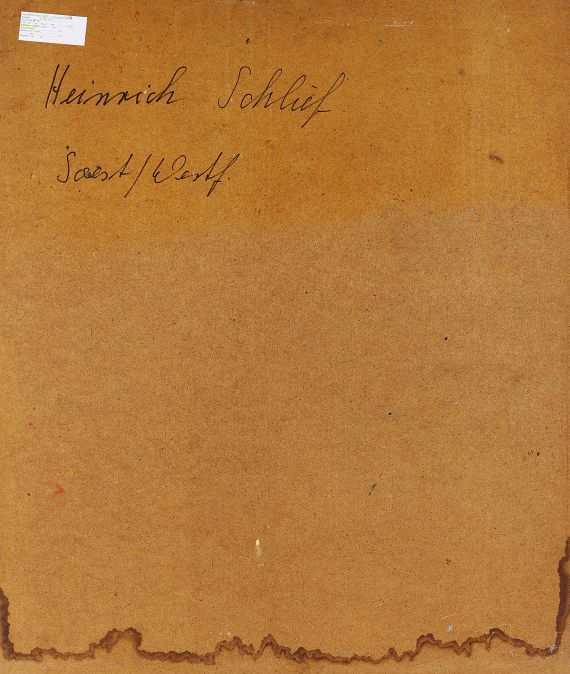 Heinrich Schlief - Mönch vor einer Kirche - Weitere Abbildung