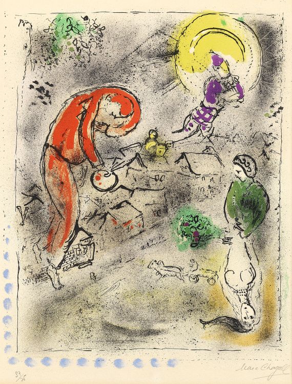 Marc Chagall - Die Dächer