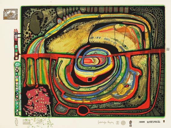 Friedensreich Hundertwasser - Look at it on a rainy day - Weitere Abbildung