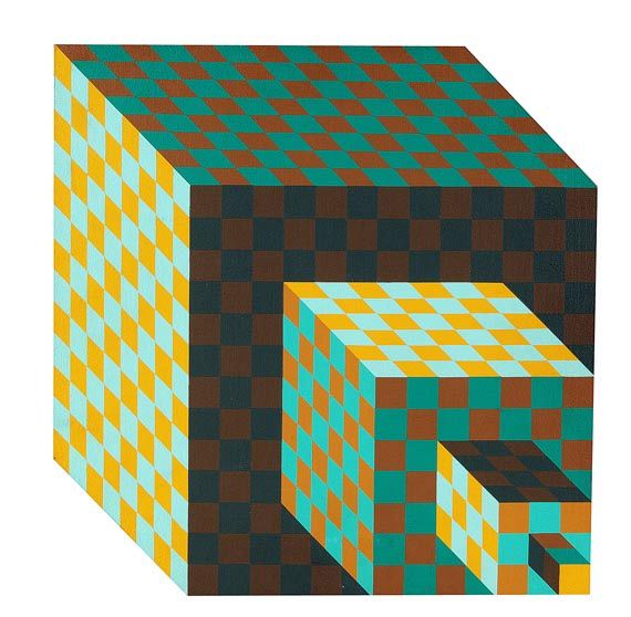 Victor Vasarely - Axo - Weitere Abbildung