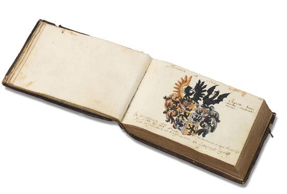 Album amicorum - Stammbuch des Johann v. Bassen. 1595.