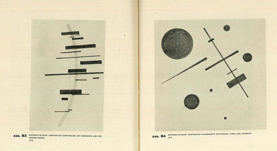  Bauhaus - Malewitsch, K., Bauhausbücher Nr. 11, 1927.