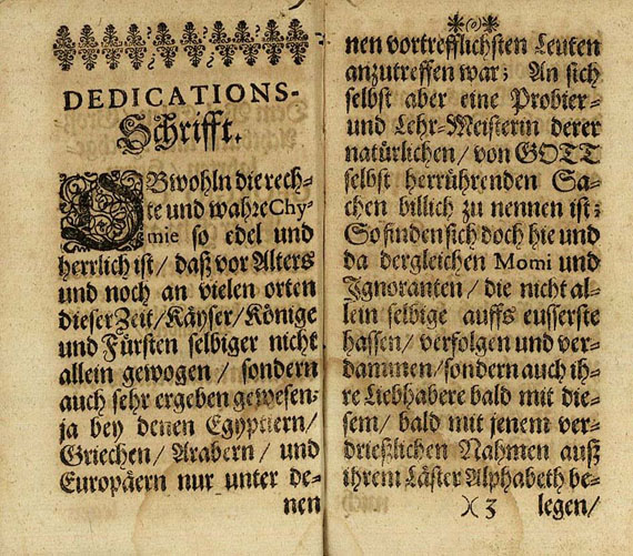  Okkulta - Kunckel, Johannes, Chymische Anmerckungen. 1677.