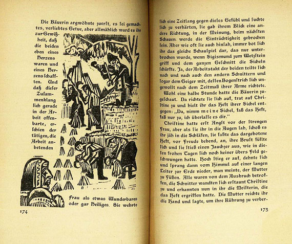 Ernst Ludwig Kirchner - Boßhart, J., Neben der Heerstraße, im Schuber, 1923.