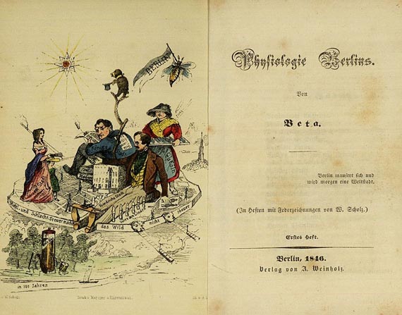 Deutschland - Bettziech, J. H., Physiologie Berlins, 1846