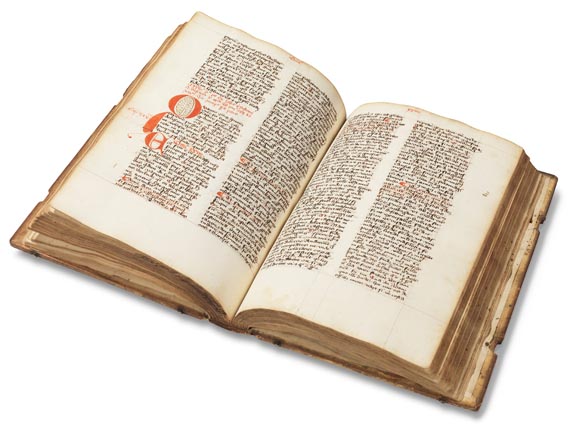  Manuskripte - Opus imperfectum in Matthaeum. Lat. Handschrift auf Papier. Um 1470. - Weitere Abbildung