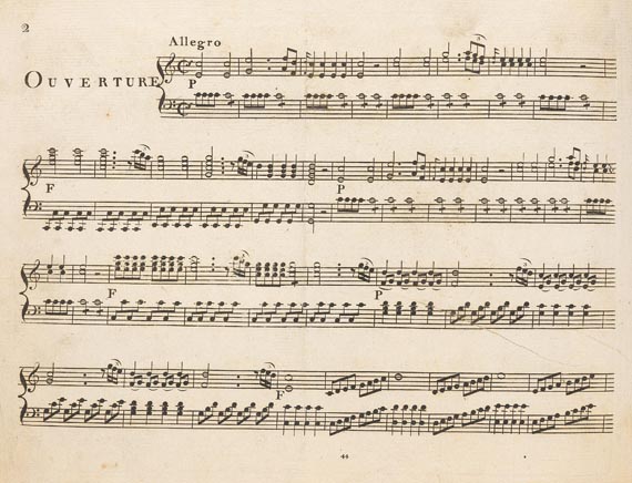 Wolfgang Amadeus Mozart - Entführung aus dem Serail. Ca. 1790. - Weitere Abbildung