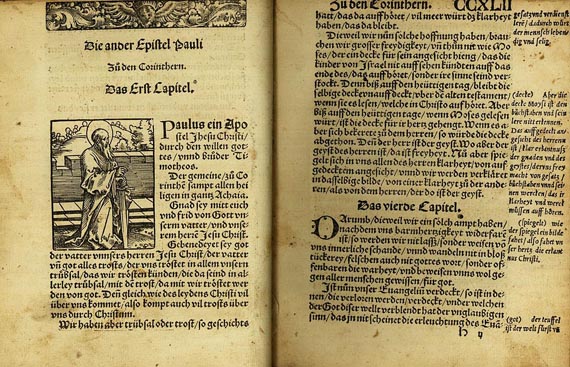 Biblia germanica - Neues Testament. Basel 1523