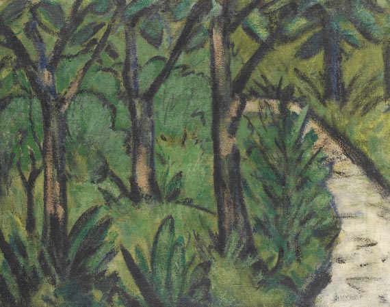 Otto Mueller - Wald und Fluß