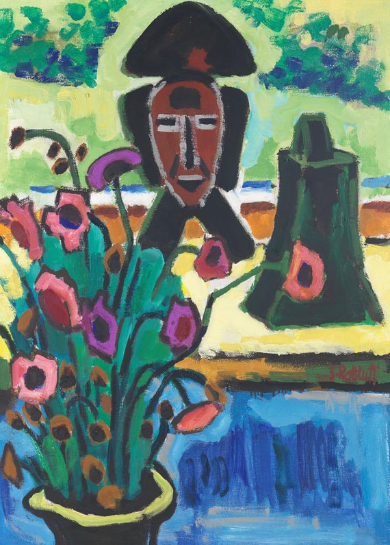 Karl Schmidt-Rottluff - Dunkles Symbol