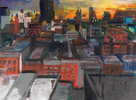 Rainer Fetting - Chelsea Hotel View