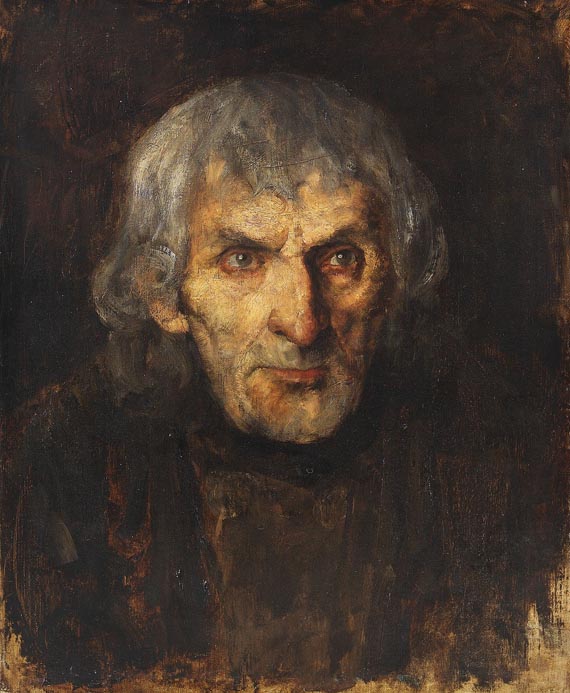 Franz von Defregger - Porträtstudie