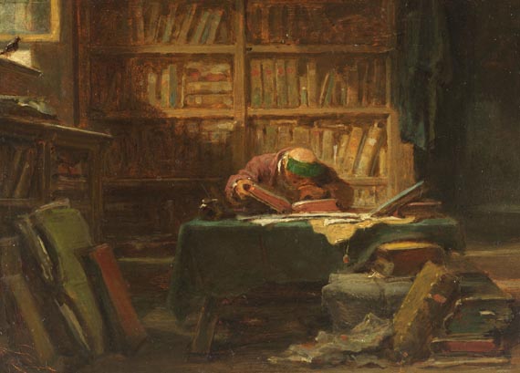 Carl Spitzweg - Im Studierzimmer