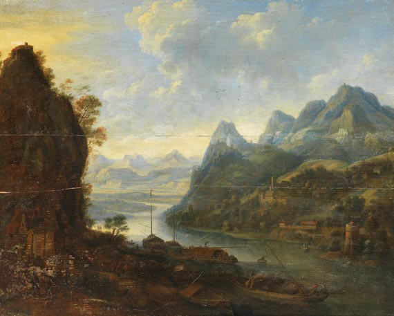 Herman Saftleven - Nachfolger - Flusslandschaft