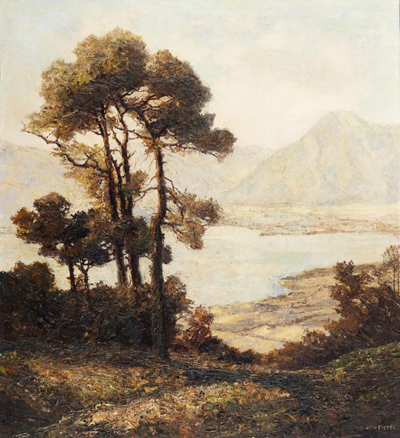 Otto Pippel - Blick auf den Tegernsee