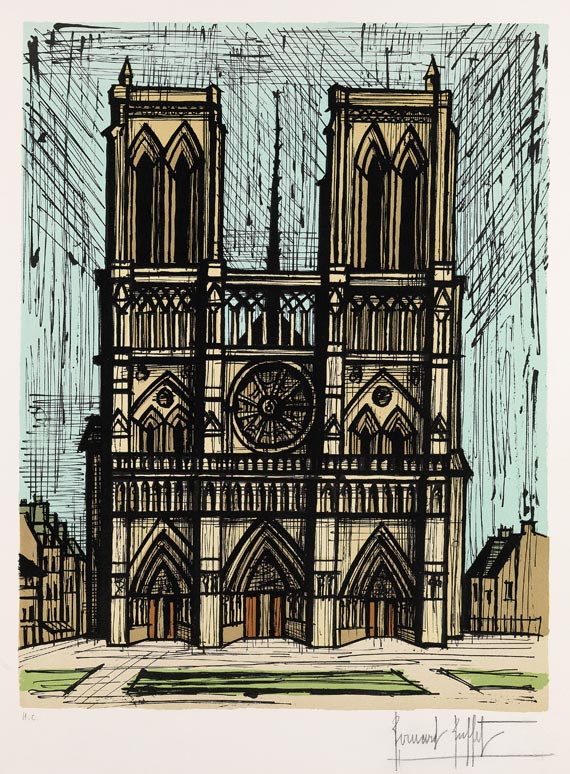 Bernard Buffet - Notre Dame de Paris