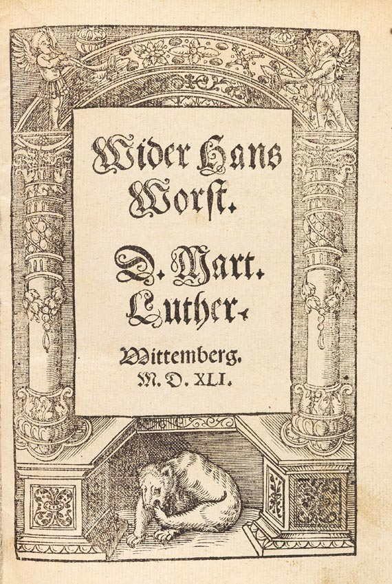 Martin Luther - Hans Worst 1541