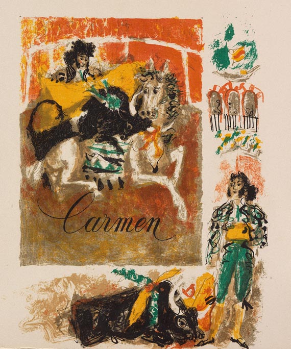 Antoni Clavé - Mérimée, Carmen, 2 Bde. 1944-46.